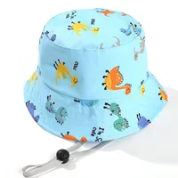 Children Unisex Cartoon Style Cute Simple Style Cartoon Printing Bucket Hat main image 2