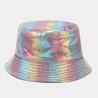 Women's Vacation Color Block Big Eaves Bucket Hat sku image 3