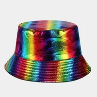 Women's Vacation Color Block Big Eaves Bucket Hat sku image 2