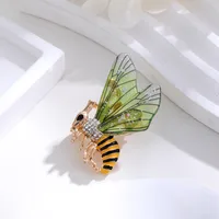 Elegant Cute Dragonfly Butterfly Alloy Inlay Rhinestones Unisex Brooches sku image 6