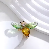 Elegant Cute Dragonfly Butterfly Alloy Inlay Rhinestones Unisex Brooches sku image 3