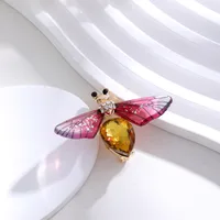 Elegant Cute Dragonfly Butterfly Alloy Inlay Rhinestones Unisex Brooches sku image 9