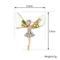 Elegant Cute Dragonfly Butterfly Alloy Inlay Rhinestones Unisex Brooches main image 7