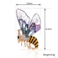 Elegant Cute Dragonfly Butterfly Alloy Inlay Rhinestones Unisex Brooches main image 2