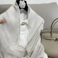 Women's Elegant Solid Color Polyester Silk Scarf main image 2