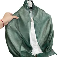 Women's Elegant Solid Color Polyester Silk Scarf main image 5