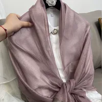 Women's Elegant Solid Color Polyester Silk Scarf sku image 5