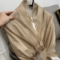 Women's Elegant Solid Color Polyester Silk Scarf sku image 11