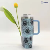 Casual Vacation Tropical Stainless Steel Water Bottles 1 Piece sku image 1