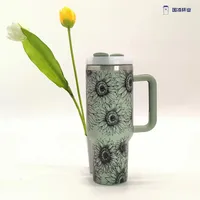 Casual Vacation Tropical Stainless Steel Water Bottles 1 Piece sku image 2
