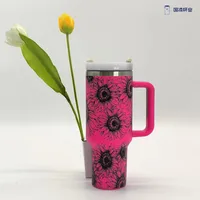 Casual Vacation Tropical Stainless Steel Water Bottles 1 Piece sku image 3