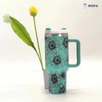 Casual Vacation Tropical Stainless Steel Water Bottles 1 Piece sku image 4