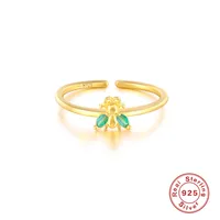 925 Sterling Silver Zircon Open Rings main image 5