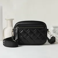 Women's Medium Pu Leather Solid Color Lingge Basic Classic Style Square Zipper Shoulder Bag Crossbody Bag Square Bag sku image 3