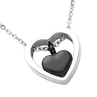 Simple Style Heart Shape Stainless Steel Polishing Pendant Necklace sku image 9