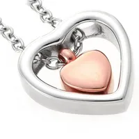 Simple Style Heart Shape Stainless Steel Polishing Pendant Necklace sku image 8