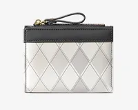 Women's Girl's Lingge Pu Leather Zipper Wallets sku image 4