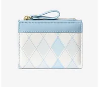 Women's Girl's Lingge Pu Leather Zipper Wallets sku image 3