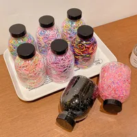 Cute Sweet Solid Color Plastic Rubber Band main image 5