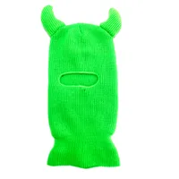 Unisex Hip-hop Retro Streetwear Cattle Ear Warap Wool Cap sku image 6