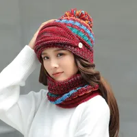Women's Basic Retro Simple Style Monogram Pom Poms Eaveless Wool Cap sku image 2