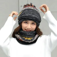 Women's Basic Retro Simple Style Monogram Pom Poms Eaveless Wool Cap sku image 4