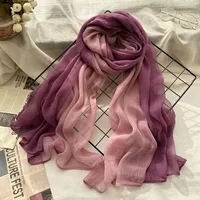 Women's Elegant Sweet Color Block  Silk Silk Scarf sku image 22