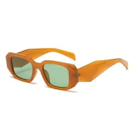 Fashion Square Small Frame Female Wide Leg Sunglasses sku image 8