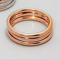 Wholesale Jewelry Simple Style Round 201 Stainless Steel Gold Plated Plating Rings sku image 16