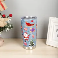 Christmas Vacation Cartoon Stainless Steel Water Bottles 1 Piece sku image 6