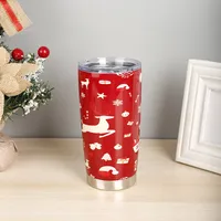 Christmas Vacation Cartoon Stainless Steel Water Bottles 1 Piece sku image 2