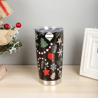 Christmas Vacation Cartoon Stainless Steel Water Bottles 1 Piece sku image 3