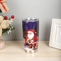 Christmas Vacation Cartoon Stainless Steel Water Bottles 1 Piece sku image 7