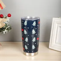 Christmas Vacation Cartoon Stainless Steel Water Bottles 1 Piece sku image 4