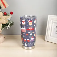 Christmas Vacation Cartoon Stainless Steel Water Bottles 1 Piece sku image 8