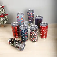 Christmas Vacation Cartoon Stainless Steel Water Bottles 1 Piece main image 5