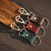 Retro Classic Style Solid Color Leather Women's Bag Pendant Keychain main image 1