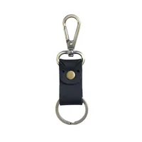 Retro Classic Style Solid Color Leather Women's Bag Pendant Keychain sku image 1