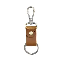 Retro Classic Style Solid Color Leather Women's Bag Pendant Keychain sku image 4