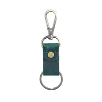 Retro Classic Style Solid Color Leather Women's Bag Pendant Keychain sku image 6