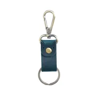 Retro Classic Style Solid Color Leather Women's Bag Pendant Keychain sku image 3
