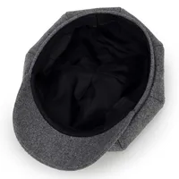 Women's Retro British Style Solid Color Curved Eaves Beret Hat main image 5