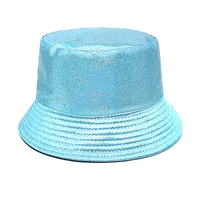 Women's Hip-hop Retro Colorful Wide Eaves Bucket Hat sku image 4