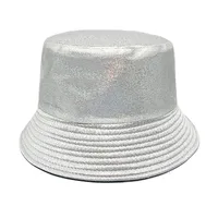 Women's Hip-hop Retro Colorful Wide Eaves Bucket Hat sku image 10