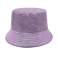 Women's Hip-hop Retro Colorful Wide Eaves Bucket Hat sku image 7