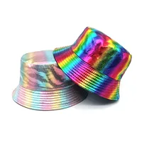 Women's Hip-hop Retro Colorful Wide Eaves Bucket Hat main image 1