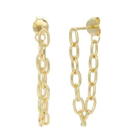 1 Pair 925 Sterling Silver Solid Color Drop Earrings main image 1