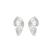 1 Pair Simple Style Classic Style Butterfly Inlay Stainless Steel Titanium Steel Zircon Ear Studs main image 5