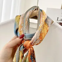 Women's Ig Style Color Block Polyester Silk Scarf main image 4
