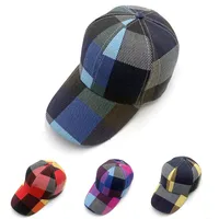 Women's Retro Simple Style Color Block Curved Eaves Baseball Cap main image 1